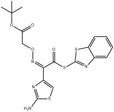 (S)-2-Benzothiazolyl (Z)-2-(2-aminothiazole-4-yl)-2-methoxycarbonylmethoxyiminothioacetate