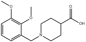 1-(2,3-DIMETHOXY-BENZYL)-PIPERIDINE-4-CARBOXYLIC ACID Structural