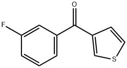 3-(3-FLUOROBENZOYL)THIOPHENE Structural