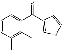 3-(2,3-DIMETHYLBENZOYL)THIOPHENE Structural