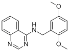 N-[(2,5-DIMETHOXYPHENYL)METHYL]-4-QUINAZOLINAMINE Structural