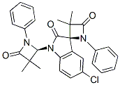 (S)-5'-CHLORO-1'-((R)-3,3-DIMETHYL-4-OXO-1-PHENYLAZETIDIN-2-YL)-3,3-DIMETHYL-1-PHENYLSPIRO[AZETIDINE-2.3'-INDOLINE]-2',4-DIONE