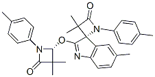 (S)-2'-((R)-3,3-DIMETHYL-4-OXO-1-P-TOLYLAZETIDIN-2-YLOXY)-3,3,5'-TRIMETHYL-1-P-TOLYLSPIRO[AZETIDINE-2,3'-INDOL]-4-ONE