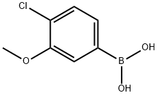 (4-CHLORO-3-METHOXYPHENYL)BORONICACID Structural