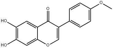 6,7-DIHYDROXY-4'-METHOXYISOFLAVONE Structural