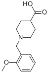 1-(2-methoxybenzyl)piperidine-4-carboxylic acid Structural