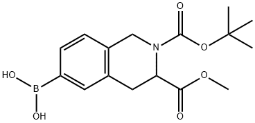 2,3(1H)-ISOQUINOLINEDICARBOXYLIC ACID, 6-BORONO-3,4-DIHYDRO-, 2-(1,1-DIMETHYLETHYL) 3-METHYL ESTER