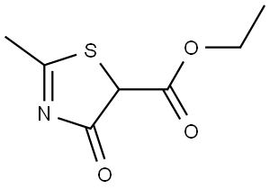 ETHYL 2-METHYL-4-OXO-4,5-DIHYDRO-1,3-THIAZOLE-5-CARBOXYLATE Structural