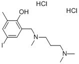 N,N,N'-TRIMETHYL-N'-(2-HYDROXY-3-METHYL-5-IODO-BENZYL)-1,3-PROPANEDIAMINE DIHYDROCHLORIDE Structural