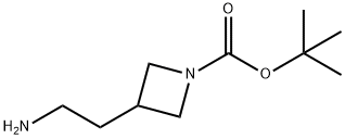 1-N-Boc-3-(aminoethyl)azetidine Structural