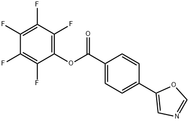 PENTAFLUOROPHENYL 4-(1,3-OXAZOL-5-YL)BENZOATE