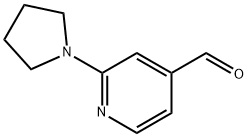 2-PYRROLIDIN-1-YLISONICOTINALDEHYDE 97 Structural