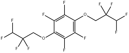 TETRAFLUORO-1,4-BIS(2,2,3,3-TETRAFLUOROPROPOXY)BENZENE Structural