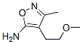 Isoxazole, 5-amino-4-(2-methoxyethyl)-3-methyl- (7CI) Structural