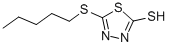 5-PENTYLTHIO-1,3,4-THIADIAZOLE-2-THIOL Structural