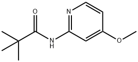 N-(4-METHOXY-PYRIDIN-2-YL)-2,2-DIMETHYL-PROPIONAMIDE Structural