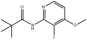 N-(3-IODO-4-METHOXY-PYRIDIN-2-YL)-2,2-DIMETHYL-PROPIONAMIDE Structural