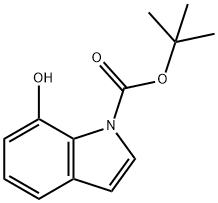 N-BOC-7-HYDROXYINDOLE Structural