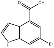 6-BROMO-4-INDOLE CARBOXYLIC ACID Structural