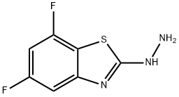 5,7-DIFLUORO-2(3H)-BENZOTHIAZOLONEHYDRAZONE Structural