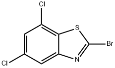 2-BROMO-5,7-DICHLOROBENZOTHIAZOLE Structural