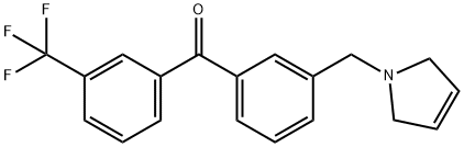 3-(3-PYRROLINOMETHYL)-3'-TRIFLUOROMETHYLBENZOPHENONE