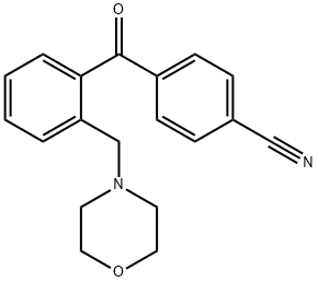 4'-CYANO-2-MORPHOLINOMETHYL BENZOPHENONE Structural