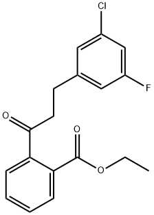 2'-CARBOETHOXY-3-(3-CHLORO-5-FLUOROPHENYL)PROPIOPHENONE