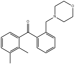 2,3-DIMETHYL-2'-MORPHOLINOMETHYL BENZOPHENONE Structural