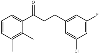 3-(3-CHLORO-5-FLUOROPHENYL)-2',3'-DIMETHYLPROPIOPHENONE