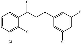 3-(3-CHLORO-5-FLUOROPHENYL)-2',3'-DICHLOROPROPIOPHENONE Structural