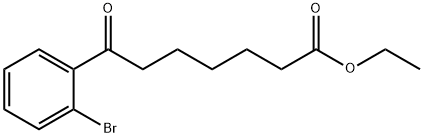 ETHYL 7-(2-BROMOPHENYL)-7-OXOHEPTANOATE Structural