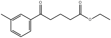 ETHYL 5-(3-METHYLPHENYL)-5-OXOVALERATE Structural