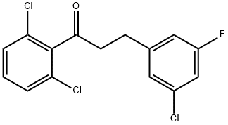 3-(3-CHLORO-5-FLUOROPHENYL)-2',6'-DICHLOROPROPIOPHENONE