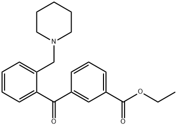 3'-CARBOETHOXY-2-PIPERIDINOMETHYL BENZOPHENONE