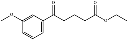 ETHYL 5-(3-METHOXYPHENYL)-5-OXOVALERATE Structural