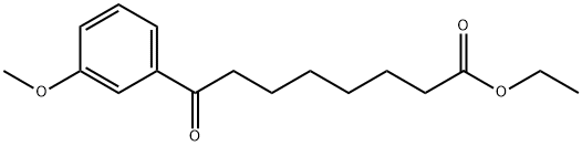 ETHYL 8-(3-METHOXYPHENYL)-8-OXOOCTANOATE Structural