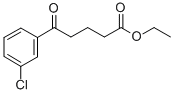 ETHYL 5-(3-CHLOROPHENYL)-5-OXOVALERATE Structural