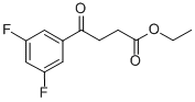 ETHYL 4-(3,5-DIFLUOROPHENYL)-4-OXOBUTYRATE Structural