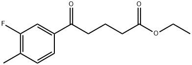 ETHYL 5-(3-FLUORO-4-METHYLPHENYL)-5-OXOVALERATE