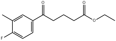 ETHYL 5-(4-FLUORO-3-METHYLPHENYL)-5-OXOVALERATE