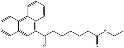 ETHYL 7-OXO-7-(9-PHENANTHRYL)HEPTANOATE Structural