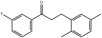 3-(2,5-DIMETHYLPHENYL)-3'-FLUOROPROPIOPHENONE