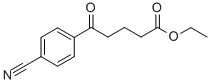 ETHYL-5-(4-CYANOPHENYL)-5-OXOVALERATE Structural