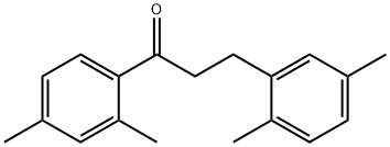 2',4'-DIMETHYL-3-(2,5-DIMETHYLPHENYL)PROPIOPHENONE Structural