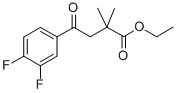 ETHYL 4-(3,4-DIFLUOROPHENYL)-2,2-DIMETHYL-4-OXOBUTYRATE