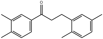 3',4'-DIMETHYL-3-(2,5-DIMETHYLPHENYL)PROPIOPHENONE Structural