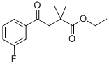 ETHYL 2,2-DIMETHYL-4-(3-FLUOROPHENYL)-4-OXOBUTYRATE