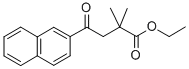 ETHYL 2,2-DIMETHYL-4-(2-NAPHTHYL)-4-OXOBUTYRATE Structural