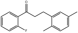 3-(2,5-DIMETHYLPHENYL)-2'-FLUOROPROPIOPHENONE